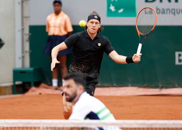 Romain Arneodo Sam Weissborn, Herren Doppel Tennis - French Open 2024 - Roland Garros - Paris - - France - 29 May 2024. Copyright: xJuergenxHasenkopfx