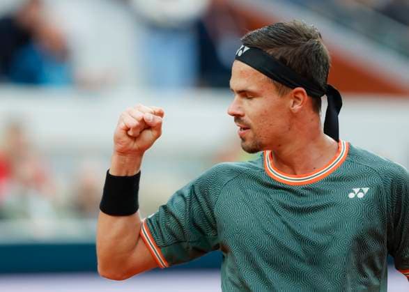 Daniel Altmaier macht die Faust und jubelt, Jubel, Freude, Emotion Tennis - French Open 2024 - Roland Garros - Paris - - France - 29 May 2024. Copyright: xJuergenxHasenkopfx