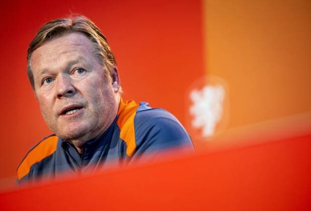 ZEIST - National coach Ronald Koeman during a press conference, PK, Pressekonferenz of the Dutch national team, Nationalteam on the KNVB Campus on May 29, 2024 in Zeist, the Netherlands. The Dutch national team is preparing for the European Football Championship in Germany. ANP KOEN VAN WEEL UEFA EURO, EM, Europameisterschaft,Fussball 2024 Germany 2024 xVIxANPxSportx xxANPxIVx 499874266 originalFilename: 499874266.jpg