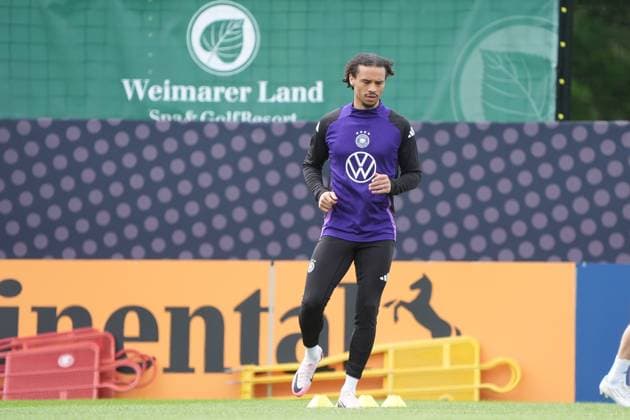 Leroy Sane (Deutschland) - Blankenhain 29.05.2024: Trainingslager der Deutschen Nationalmannschaft zur EM-Vorbereitung, Golf Resort Weimarer Land