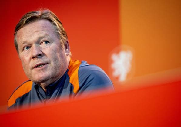 ZEIST - National coach Ronald Koeman during a press conference, PK, Pressekonferenz of the Dutch national team, Nationalteam on the KNVB Campus on May 29, 2024 in Zeist, the Netherlands. The Dutch national team is preparing for the European Football Championship in Germany. ANP KOEN VAN WEEL UEFA EURO, EM, Europameisterschaft,Fussball 2024 Germany 2024 xVIxANPxSportx xxANPxIVx 499876668 originalFilename: 499876668.jpg