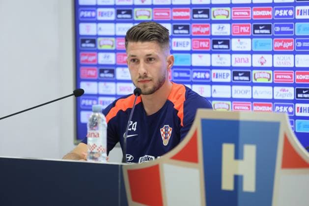 Croatia - preparations for the UEFA EURO, EM, Europameisterschaft,Fussball 2024: press conference, PK, Pressekonferenz Marco Pasalic of Croatia speaks on a press conference of the Croatian national football team at the HNK Rijeka stadium in Rijeka, Croatia, on May 29, 2024. as part of preparations for the UEFA Euro 2024. NelxPavletic PIXSELL
