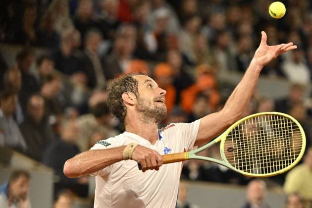 Tennis : Roland Garros 2024 - Richard Gasquet - France Tennis : Roland Garros 2024 - France - 29 05 2024 ChrysleneCaillaud Panoramic 