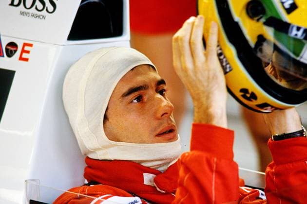 Formel 1 Hockenheimring 1989 Ayrton Senna Hockenheim Baden-Württemberg Deutschland Hockenheimring *** Formula 1 Hockenheim Ring 1989 Ayrton Senna Hockenheim bath Wuerttemberg Germany Hockenheim Ring
