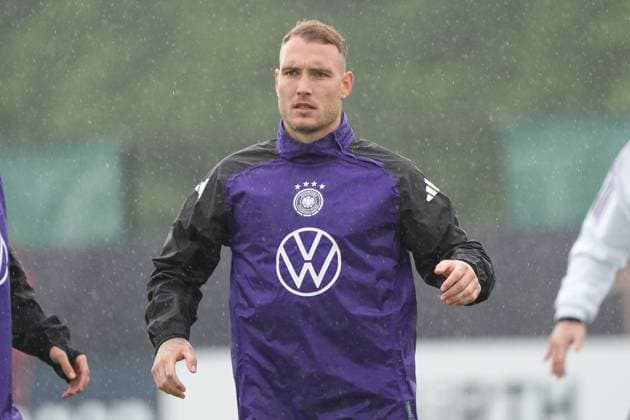 David Raum (Deutschland Germany) - Blankenhain 30.05.2024: Trainingslager der Deutschen Nationalmannschaft zur EM-Vorbereitung, Golf Resort Weimarer Land