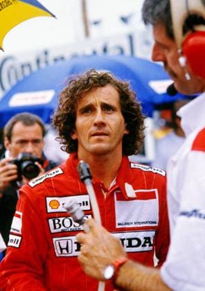 Formel 1 Hockenheimring 1989 Alain Prost Hockenheim Baden-Württemberg Deutschland Hockenheimring *** Formula 1 Hockenheim Ring 1989 Alain Cheers Hockenheim bath Wuerttemberg Germany Hockenheim Ring
