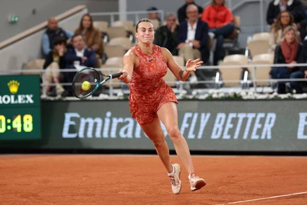 ROLAND GARROS 2024 Thierry Larret Maxppp. Tennis. Roland Garros 2024. Internationaux de France de tennis. Stade Roland Garros, Paris (75). Le 30 mai 2024. Court Philippe Chatrier : Moyuka UCHIJIMA (JPN) vs Aryna SABALENKA (RUS) PARIS (75) STADE ROLAND GARROS PARIS ILE DE FRANCE FRANCE  Copyright: xThierryxLarret MAXPPPxThierryxLarretx TL_20240530_0139 0492629295st