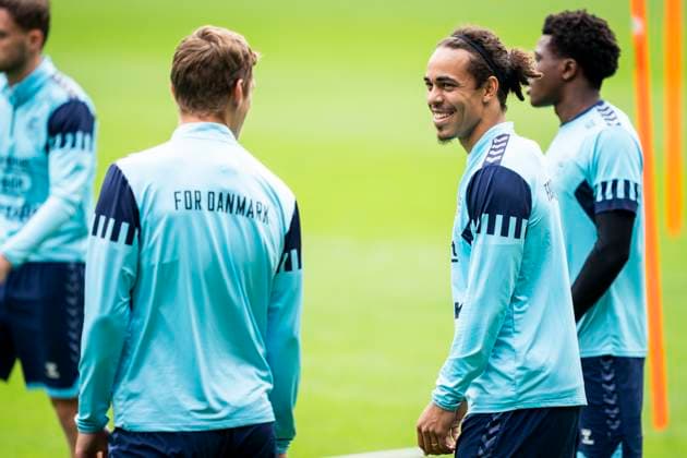 Yussuf Poulsen, as the danish national football team trains at Broendby Stadium on Thursday, May 30, 2024.. The team is preparing for the UEFA EURO, EM, Europameisterschaft,Fussball 2024 European Football Championship (Photo: Ida Marie Odgaard Ritzau Scanpix) , Broendby Denmark Copyright: RitzauxScanpix IdaxMariexOdgaardx spdk20240530-113936-L