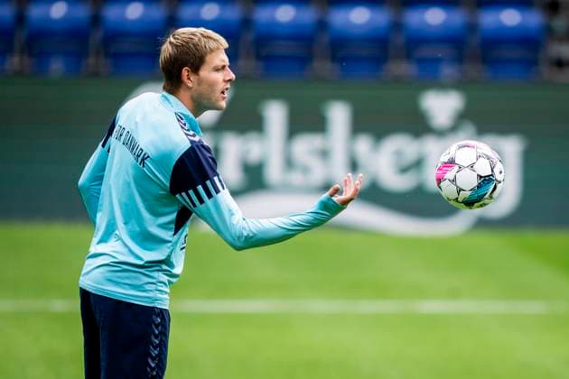 Nicolai Vallys. The danish national football team trains at Broendby Stadium on Thursday, May 30, 2024.. The team is preparing for the UEFA EURO, EM, Europameisterschaft,Fussball 2024 European Football Championship (Photo: Ida Marie Odgaard Ritzau Scanpix) , Broendby Denmark Copyright: RitzauxScanpix IdaxMariexOdgaardx spdk20240530-114025-L