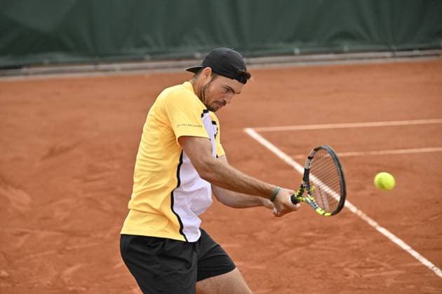 Tennis : Roland Garros 2024 - Maximilian Marterer - Allemagne Tennis : Roland Garros 2024 - France - 30 05 2024 ChrysleneCaillaud Panoramic 