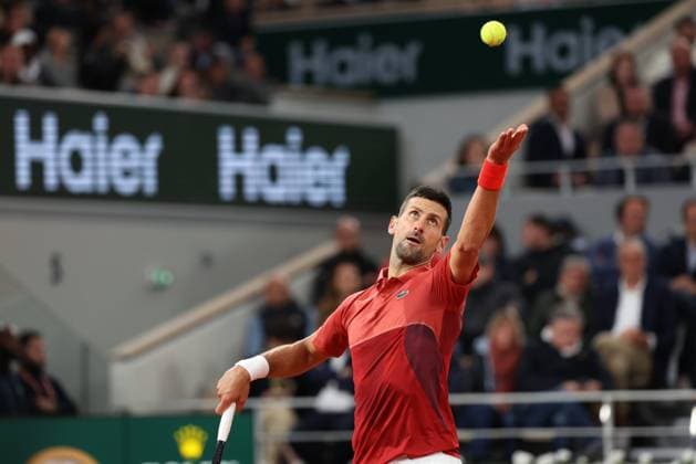 ROLAND GARROS 2024 Thierry Larret Maxppp. Tennis. Roland Garros 2024. Internationaux de France de tennis. Stade Roland Garros, Paris (75). Le 30 mai 2024. Court Philippe Chatrier : Novak DJKOVIC (SRB) vs Roberto CARBALLES BAENA (ESP) PARIS (75) STADE ROLAND GARROS PARIS ILE DE FRANCE FRANCE  Copyright: xThierryxLarret MAXPPPxThierryxLarretx TL_20240530_0818 TLx20240530x0818