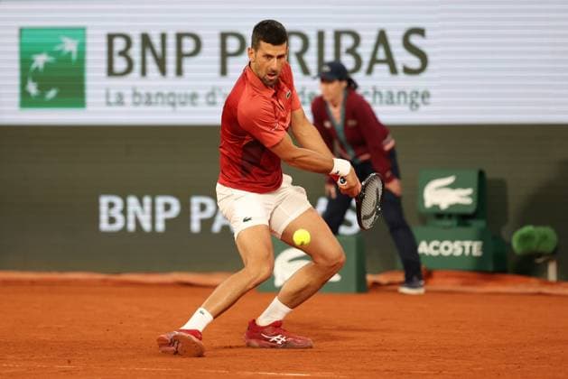 ROLAND GARROS 2024 Thierry Larret Maxppp. Tennis. Roland Garros 2024. Internationaux de France de tennis. Stade Roland Garros, Paris (75). Le 30 mai 2024. Court Philippe Chatrier : Novak DJKOVIC (SRB) vs Roberto CARBALLES BAENA (ESP) PARIS (75) STADE ROLAND GARROS PARIS ILE DE FRANCE FRANCE  Copyright: xThierryxLarret MAXPPPxThierryxLarretx TL_20240530_0819 TLx20240530x0819