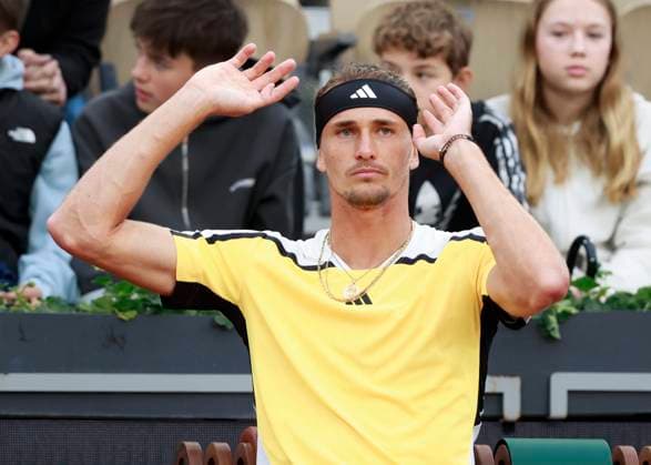 Alexander Zverev Tennis - French Open 2024 - Roland Garros - Paris - - France - 30 May 2024. Copyright: xJuergenxHasenkopfx