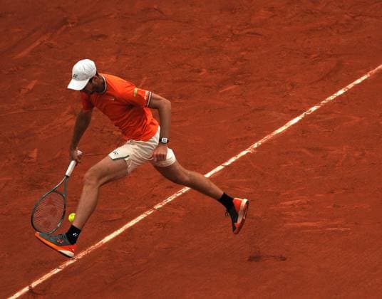 RECORD DATE NOT STATED Paris 30.05.2024 Roland Garros Hubert Hurkacz vs. Brandon Nakashima Fot. Piotr Figura Newspix.pl --- Newspix.pl  300524figura_008
