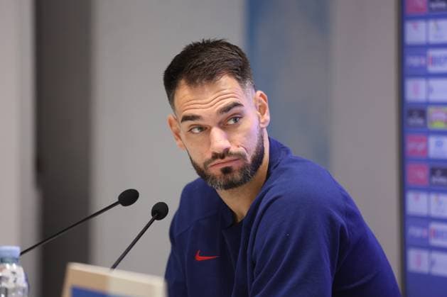 Croatia National Football Team - press conference, PK, Pressekonferenz Ivica Ivusic of Croatia speaks on a press conference of the Croatian national football team at the HNK Rijeka stadium in Rijeka, Croatia, on May 30, 2024. as part of preparations for the UEFA EURO, EM, Europameisterschaft,Fussball 2024. NelxPavletic PIXSELL