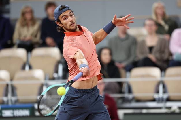 ROLAND GARROS 2024 Thierry Larret Maxppp. Tennis. Roland Garros 2024. Internationaux de France de tennis. Stade Roland Garros, Paris (75). Le 30 mai 2024. Court Philippe Chatrier : Gael MONFILS vs Lorenzo MUSETTI (ITA) PARIS (75) STADE ROLAND GARROS PARIS ILE DE FRANCE FRANCE  Copyright: xThierryxLarret MAXPPPxThierryxLarretx TL_20240530_5011 0492686816st