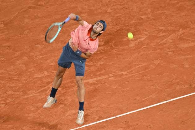Gael Monfils (FRA) Vs Lorenzo Musetti (ITA) TENNIS : Roland Garros 2024 - 30 05 2024 MichaelBaucher Panoramic 