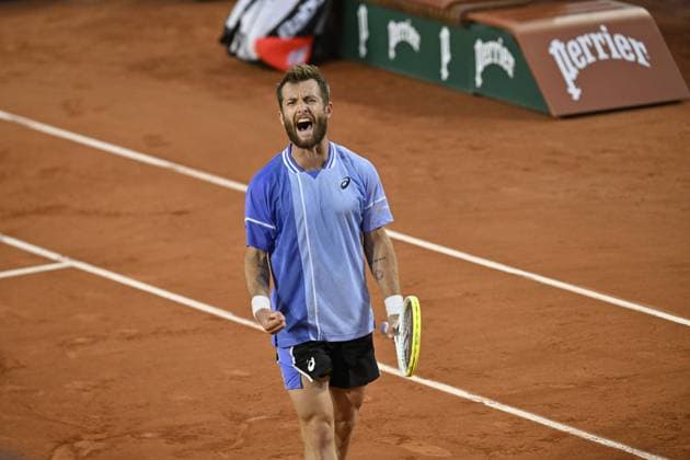 Tennis : Roland Garros 2024 - France - Corentin Moutet - France Tennis : Roland Garros 2024 - France - 30 06 2024 ChrysleneCaillaud Panoramic 