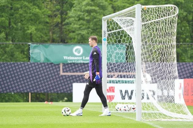 Torwart Goalie Manuel Neuer (Deutschland Germany) - Blankenhain 31.05.2024: Trainingslager der Deutschen Nationalmannschaft zur EM-Vorbereitung, Golf Resort Weimarer Land