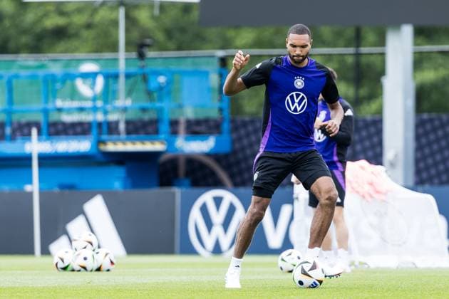DFB Trainingslager Training; 31.05.2024 Jonathan Tah (Deutschland) am Ball DFB Trainingslager Training; Blankenhain, Golf&Spa Resort Weimarer Land am 31.05.2024 Copyright: xBEAUTIFULxSPORTS Wunderlx