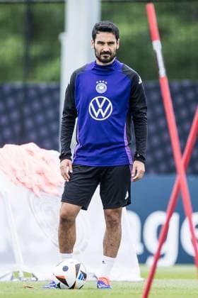 DFB Trainingslager Training; 31.05.2024 Ilkay Gündogan (Deutschland) am Ball DFB Trainingslager Training; Blankenhain, Golf&Spa Resort Weimarer Land am 31.05.2024 Copyright: xBEAUTIFULxSPORTS Wunderlx