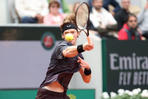 ROLAND GARROS 2024 Thierry Larret Maxppp. Tennis. Roland Garros 2024. Internationaux de France de tennis. Stade Roland Garros, Paris (75). Le 31 mai 2024. Court Suzanne Langlen : Andrey RUBLEV (RUS) vs Matteo ARNALDI (ITA). PARIS (75) STADE ROLAND GARROS PARIS ILE DE FRANCE FRANCE  Copyright: xThierryxLarret MAXPPPxThierryxLarretx TL_20240531_0254 0492736594st