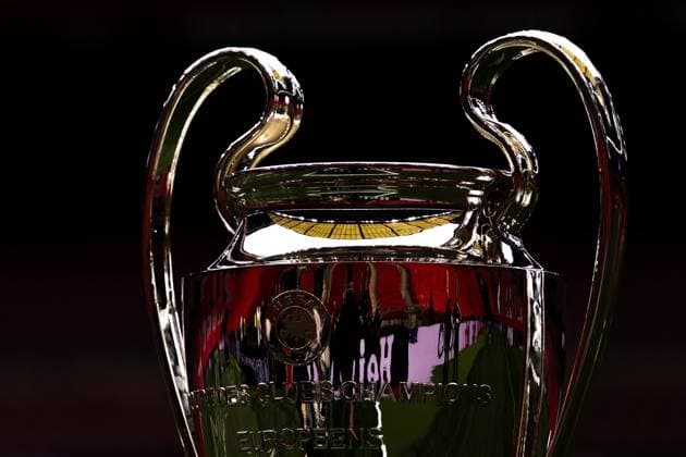 240531 The Champions League trophy is displayed inside the stadium ahead of the UEFA Champions League final between Dortmund and Real Madrid on May 31, 2024 in London. Photo: Petter Arvidson BILDBYRAN kod PA PA0815 fotboll football soccer fotball champions league förhand inför preview real madrid bbeng borussia dortmund final pokal genre Copyright: PETTERxARVIDSON BB240531PA025