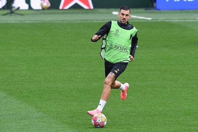 Fußball Champions League Abschlusstraining Real Madrid am 31.05.2024 im Wembley-Stadion in London Dani Ceballos ( Madrid )