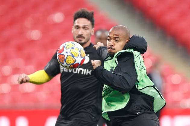 Donyell Malen (Borussia Dortmund) in action, Training Session - UEFA Champions League Final 2023 24, Borussia Dortmund, Wembley Stadium, May 31, 2024, London, England.