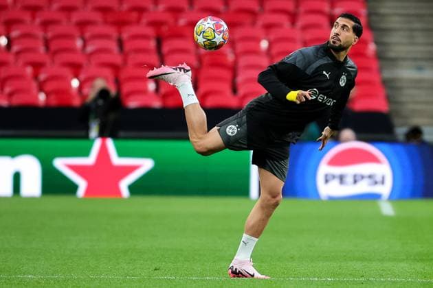 Emre Can of Borussia Dortmund during a training session the day ahead the 2023 2024 Champions League Final football match between Borussia Dortmund and Real Madrid CF at Wembley stadium in London (England), May 31st, 2024. cesarexpurini