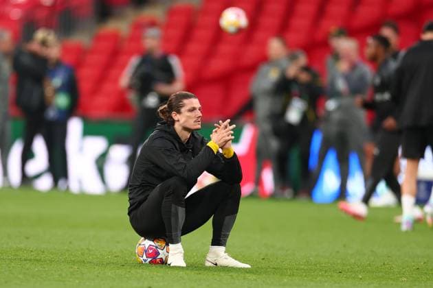 31st May 2024; Wembley Stadium, London, England; Training ahead of the UEFA Champions League Final match between Borussia Dortmund and Real Madrid, London, England; Marcel Sabitzer of Borussia Dortmund during the practice session  ActionPlus12649299 ShaunxBrooks