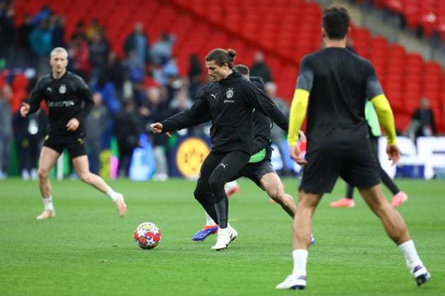 May 31, 2024, London, Brent, United Kingdom: MARCEL SABITZER during the Borussia Dortmund training session a day before the UEFA Champions League Final between BORUSSIA DORTMUND and REAL MADRID at Wembley in London, United Kingdom London United Kingdom - ZUMAc179 20240531_zep_c179_209 Copyright: xMickaelxChavetx