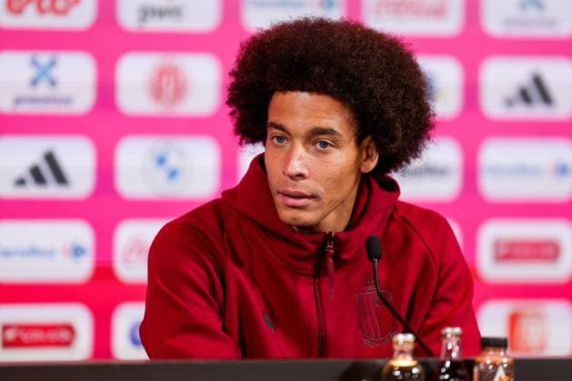 Belgian National Football Team Media Activities 01 06 2024 TUBIZE, BELGIUM - JUNE 01 : Witsel Axel midfielder of Belgium during a press conference, PK, Pressekonferenz prior to the friendly matches against Montenegro, Luxemburg and Slovakia at the RBFA Headquarters on June 01, 2024 in Tubize, Belgium, 01 06 2024  Copyright: xTomasxSiskx