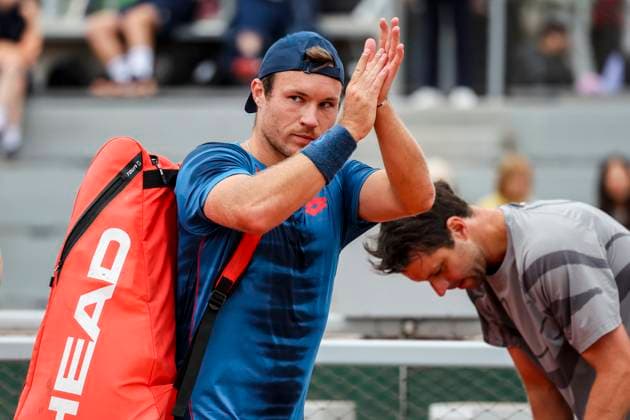 TENNIS - French Open 2024 PARIS,FRANCE,01.JUN.24 - TENNIS - ATP, Tennis Herren World Tour, French Open, Roland Garros, Grand Slam. Image shows Lucas Miedler (AUT).  GEPAxpictures xPatrickxSteiner