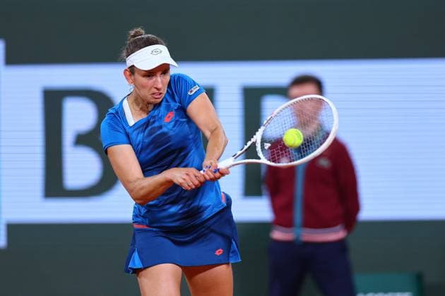 2024.06.01 Paryz Tenis French Open Roland Garros 2024 Elise Mertens - Elena Rybakina N Z Elise Mertens Foto Pawel Andrachiewicz PressFocus 2024.06.01 Paris Tennis French Open Roland Garros 2024 Elise Mertens - Elena Rybakina Elise Mertens Photo Pawel Andrachiewicz PressFocus NEWSPIX.PL --- Newspix.pl  20240601_PF_PA066
