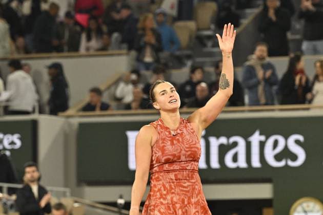 Tennis : Roland Garros 2024 - France - Aryna Sabalenka - Bielorussie Tennis : Roland Garros 2024 - France - 01 06 2024 ChrysleneCaillaud Panoramic 