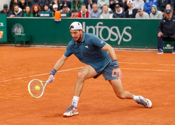 Jan-Lennard Struff (GER) Tennis - French Open 2024 - Roland Garros - Paris - - France - 1 June 2024. Copyright: xJuergenxHasenkopfx