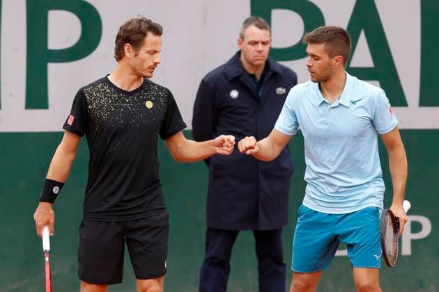 Wesley Koolhof, Nikola Mektic. Herren Doppel Tennis - French Open 2024 - Roland Garros - Paris - - France - 1 June 2024. Copyright: xJuergenxHasenkopfx