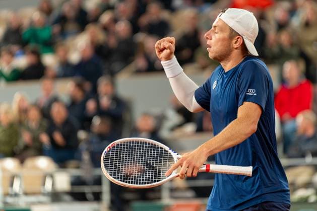 2024-06-01 2024 French Open Day 7 PARIS, FRANCE - JUNE 1: Tallon Griekspoor of the Netherlands during Day 7 of the 2024 French Open at Roland Garros on June 1, 2024 in Paris, France. (Photo by Marleen Fouchier BSR Agency) Paris France Content not available for redistribution in The Netherlands directly or indirectly through any third parties. Copyright: xBSRxAgencyx