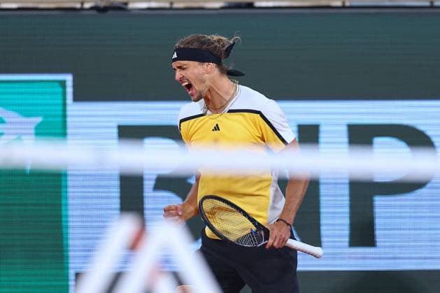 2024.06.01 Paryz Tenis French Open Roland Garros 2024 Alexander Zverev - Tallon Griekspoor N Z Alexander Zverev Foto Pawel Andrachiewicz PressFocus 2024.06.01 Paris Tennis French Open Roland Garros 2024 Alexander Zverev - Tallon Griekspoor Alexander Zverev Photo Pawel Andrachiewicz PressFocus NEWSPIX.PL --- Newspix.pl  20240601_PF_PA289