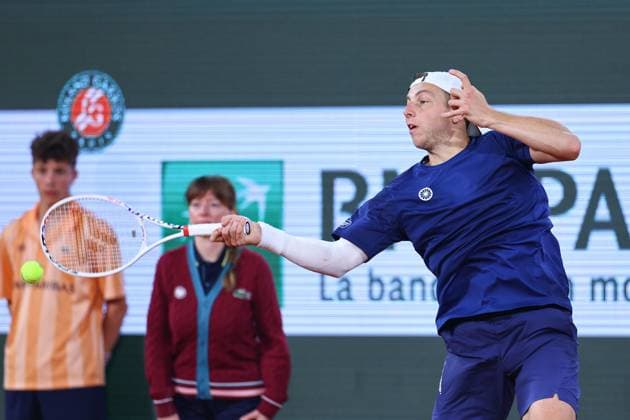 2024.06.01 Paryz Tenis French Open Roland Garros 2024 Alexander Zverev - Tallon Griekspoor N Z Tallon Griekspoor Foto Pawel Andrachiewicz PressFocus 2024.06.01 Paris Tennis French Open Roland Garros 2024 Alexander Zverev - Tallon Griekspoor Tallon Griekspoor Photo Pawel Andrachiewicz PressFocus NEWSPIX.PL --- Newspix.pl  20240601_PF_PA330