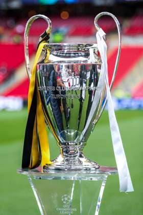 Borussia Dortmund v Real Madrid The Champions League Trophy ahead of the Borussia Dortmund v Real Madrid UEFA Champions League Final at Wembley Stadium, London, England, United Kingdom on 1 June 2024 Editorial use only. All images are copyright Every Second Media Limited. No images may be reproduced without prior permission. Copyright: xIMAGO EveryxSecondxMediax ESM-1027-0001