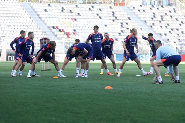 Croatia National Football Team - Training Session Croatia players are seen during training session of the Croatian national football team at the HNK Rijeka stadium in Rijeka, Croatia, on June 1, 2024. as part of preparations for the UEFA EURO, EM, Europameisterschaft,Fussball 2024. NelxPavletic PIXSELL