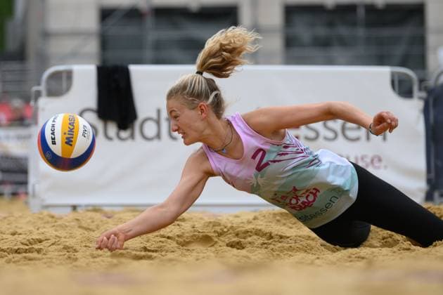 Rock The Beach Tour, Essen, 01.06.2024 Emma Gangey; Rock The Beach Tour, Essen am 01.06.2024 Copyright: xBEAUTIFULxSPORTS PeterxWeberx