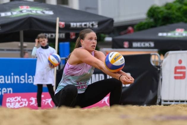 Rock The Beach Tour, Essen, 01.06.2024 Lina Hesse; Rock The Beach Tour, Essen am 01.06.2024 Copyright: xBEAUTIFULxSPORTS PeterxWeberx