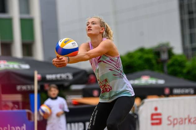 Rock The Beach Tour, Essen, 01.06.2024 Emma Gangey; Rock The Beach Tour, Essen am 01.06.2024 Copyright: xBEAUTIFULxSPORTS PeterxWeberx