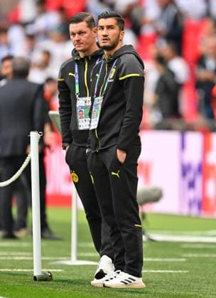 01.06.2024, xfux, Fussball UEFA Champions League Finale 2024, Borussia Dortmund - Real Madrid, emspor, v.l. Co Trainer Nuri Sahin (Borussia Dortmund) (DFL DFB REGULATIONS PROHIBIT ANY USE OF PHOTOGRAPHS as IMAGE SEQUENCES and or QUASI-VIDEO) London