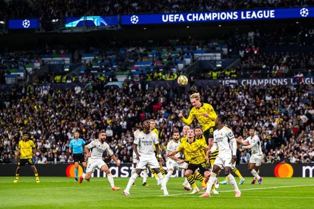 240601 Julian Brandt of Dortmund during the UEFA Champions League final between Dortmund and Real Madrid on June 1, 2024 in London. Photo: Petter Arvidson BILDBYRAN kod PA PA0818 fotboll football soccer fotball champions league final dortmund real madrid bbeng bbauto Copyright: PETTERxARVIDSON BB240601PA150