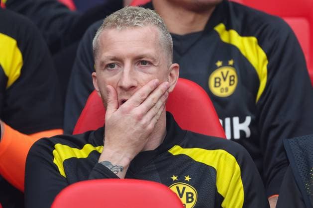 UEFA Champions League Finale 2024 - Borussia Dortmund - Real Madrid am 01.06..2024 im Wembley-Stadion in London Marco Reus (Dortmund 11) unzufrieden, enttäuscht, enttaeuscht, niedergeschlagen.
