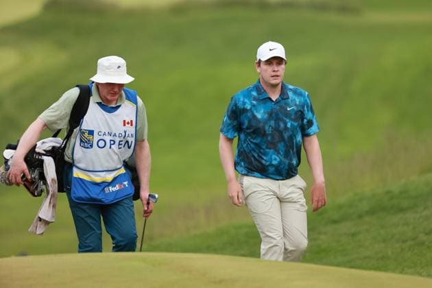 RBC Canadian Open Robert Macintyre of Scotland approaches the 18th green during Day Three of the RBC Canadian Open at Hamilton Golf & Country Club, Ancaster, Ontario, Canada on Saturday, June 1, 2024. Ancaster Ontario United States  Copyright: xJorgexLemusx originalFilename:lemus-rbccanad240601_npjTN.jpg